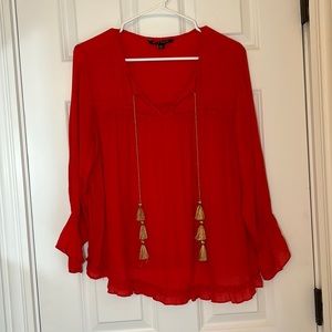 Size L red women’s blouse